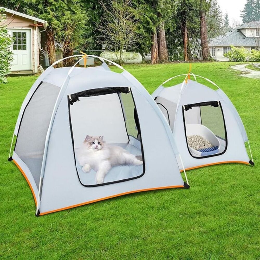Cat Tent Playpen Foldable Portable Pet Tent Kitten Puppy NIB Litter Box 1947FT